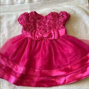 Jona Michelle Pink Rosette Dress